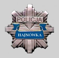Zdjęcie przedstawia odznakę policyjna w kształcie gwiazdy.